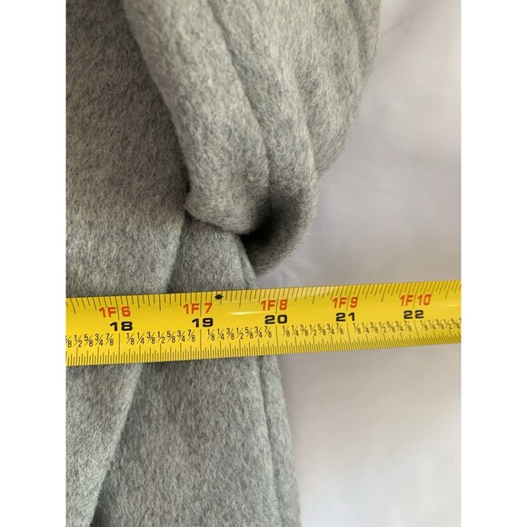 NWT Ann Taylor Womens XS Overcoat Grey Wool Blend Lined Polyester Belt Shawl - Picture 4 of 9